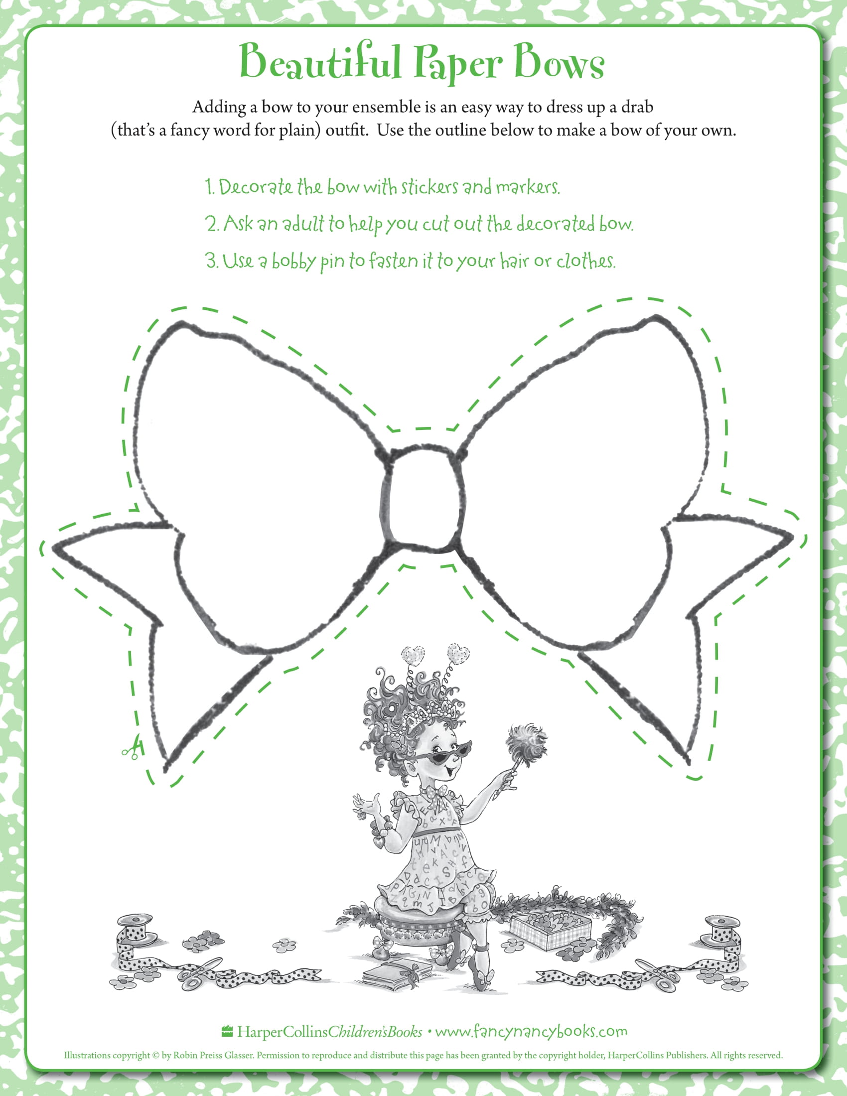 Fancy Paper Bow
